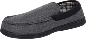 Van Heusen Men's Slippers Comfy Slip-On Micro Suede House with SoftFlannel Lining