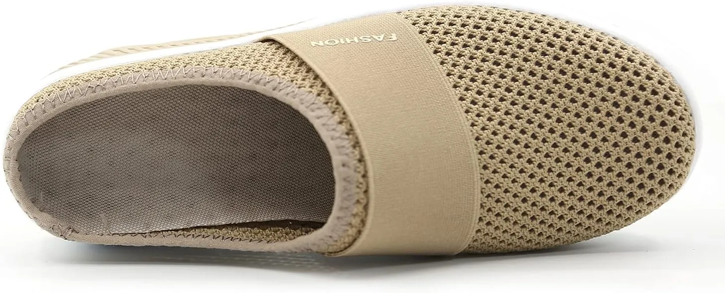 VARSKARC Women's Summer Spring Breathable Slip-on Leisure Sneakers Outdoor Slippers