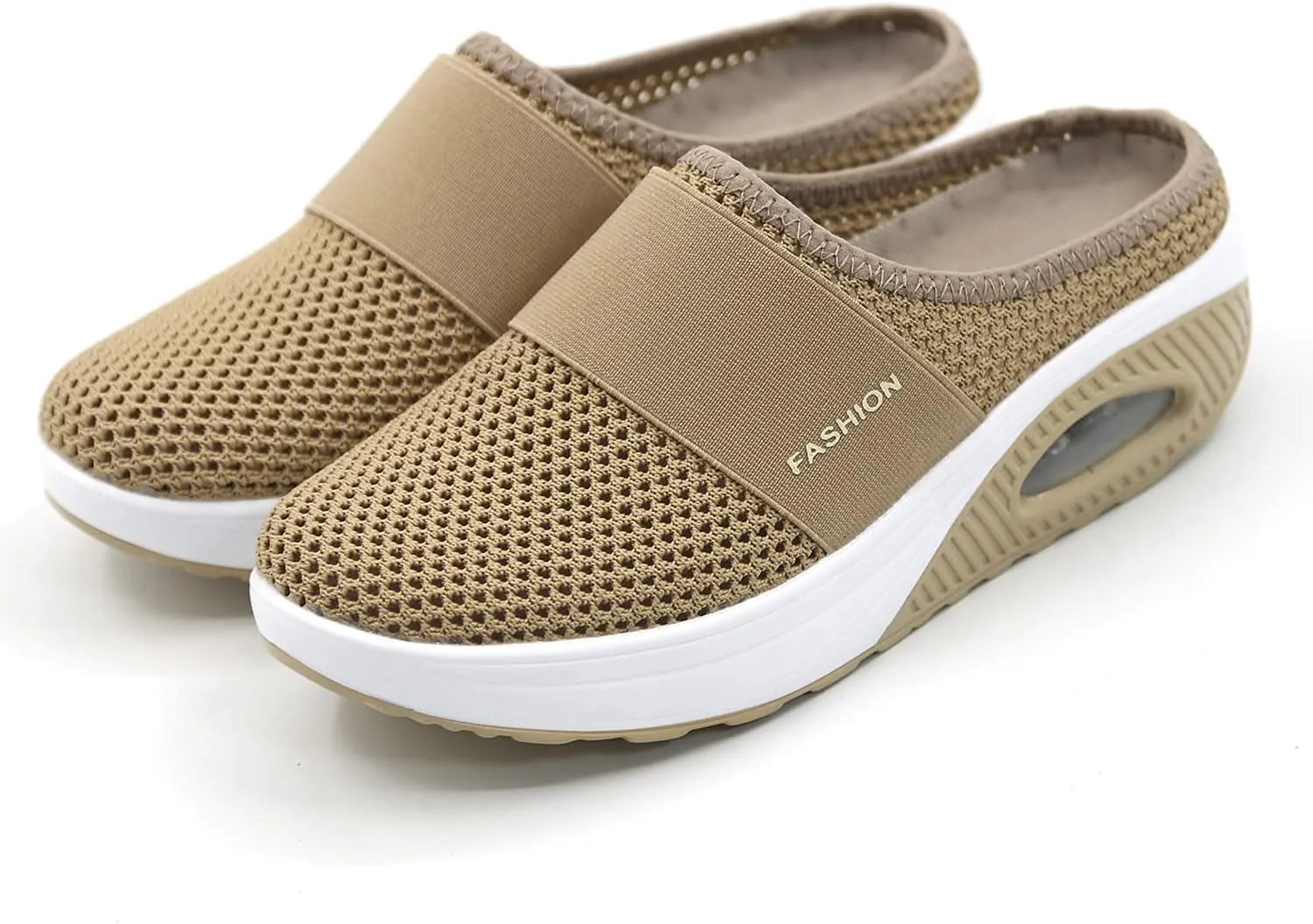 VARSKARC Women's Summer Spring Breathable Slip-on Leisure Sneakers Outdoor Slippers