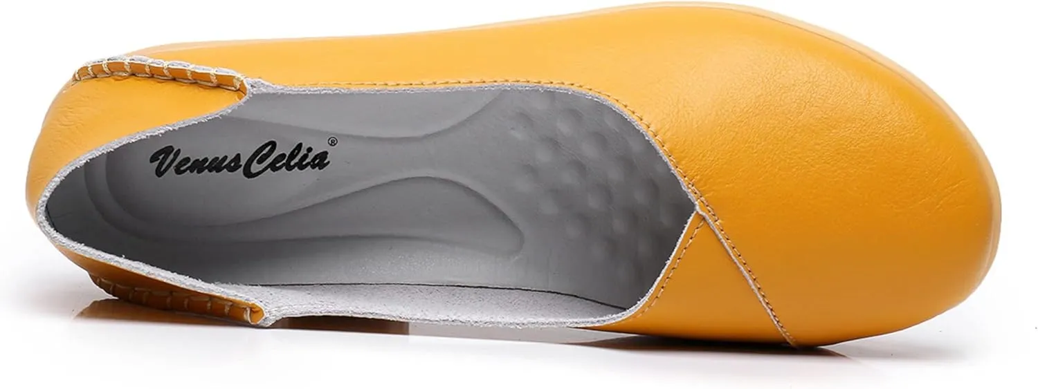 VenusCelia Women's Bare Walking Flat Loafer