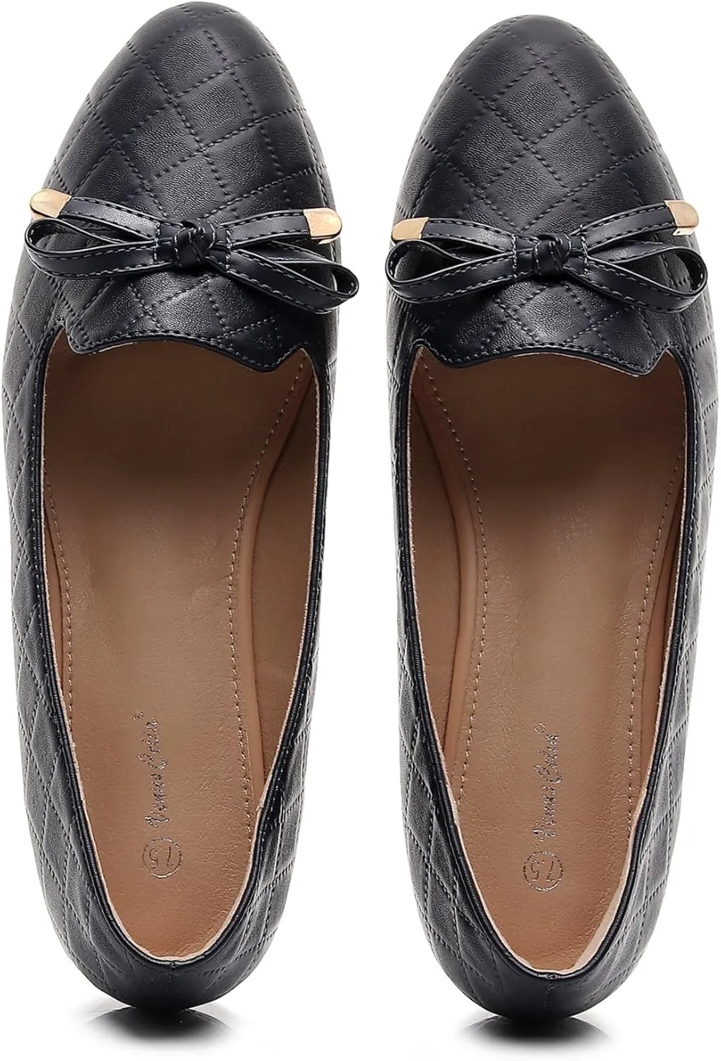 VenusCelia Women's Serenity Bow Flat Shoe