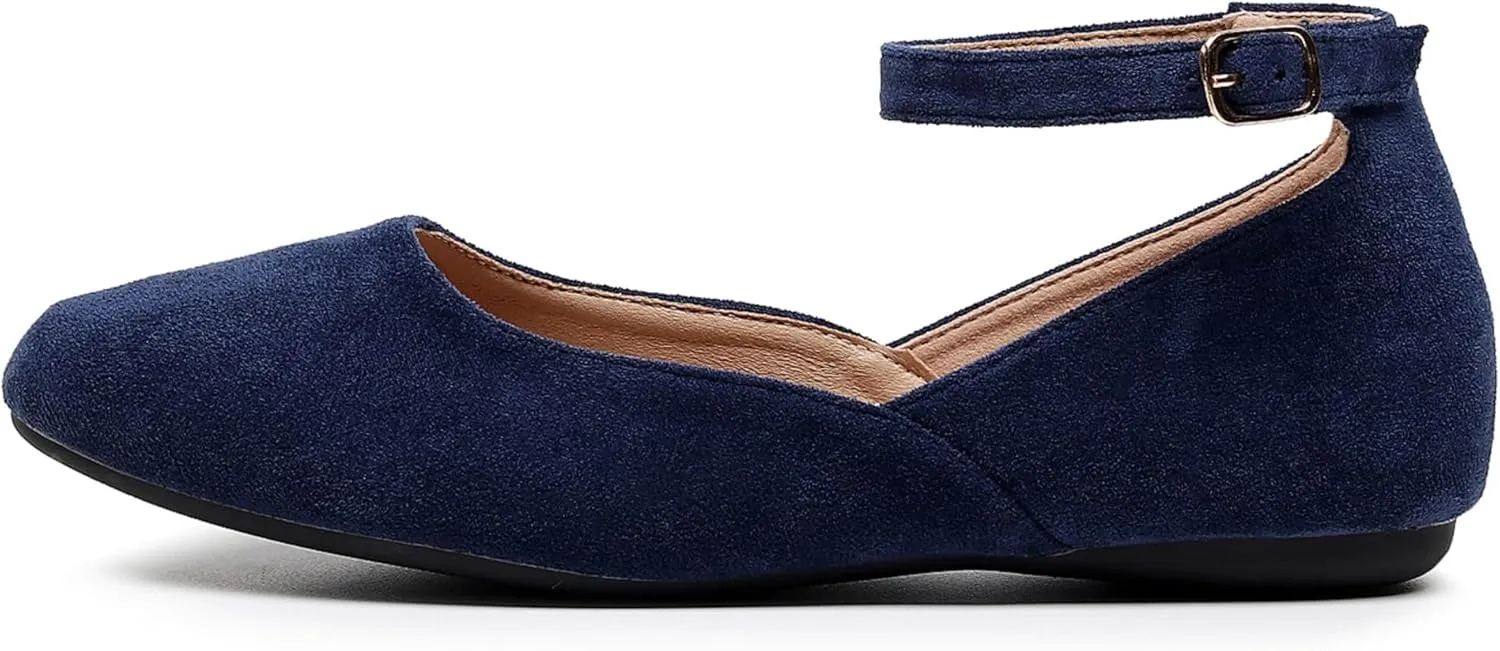 VenusCelia Women's Serenity Strap Flats Shoe