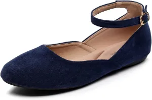 VenusCelia Women's Serenity Strap Flats Shoe