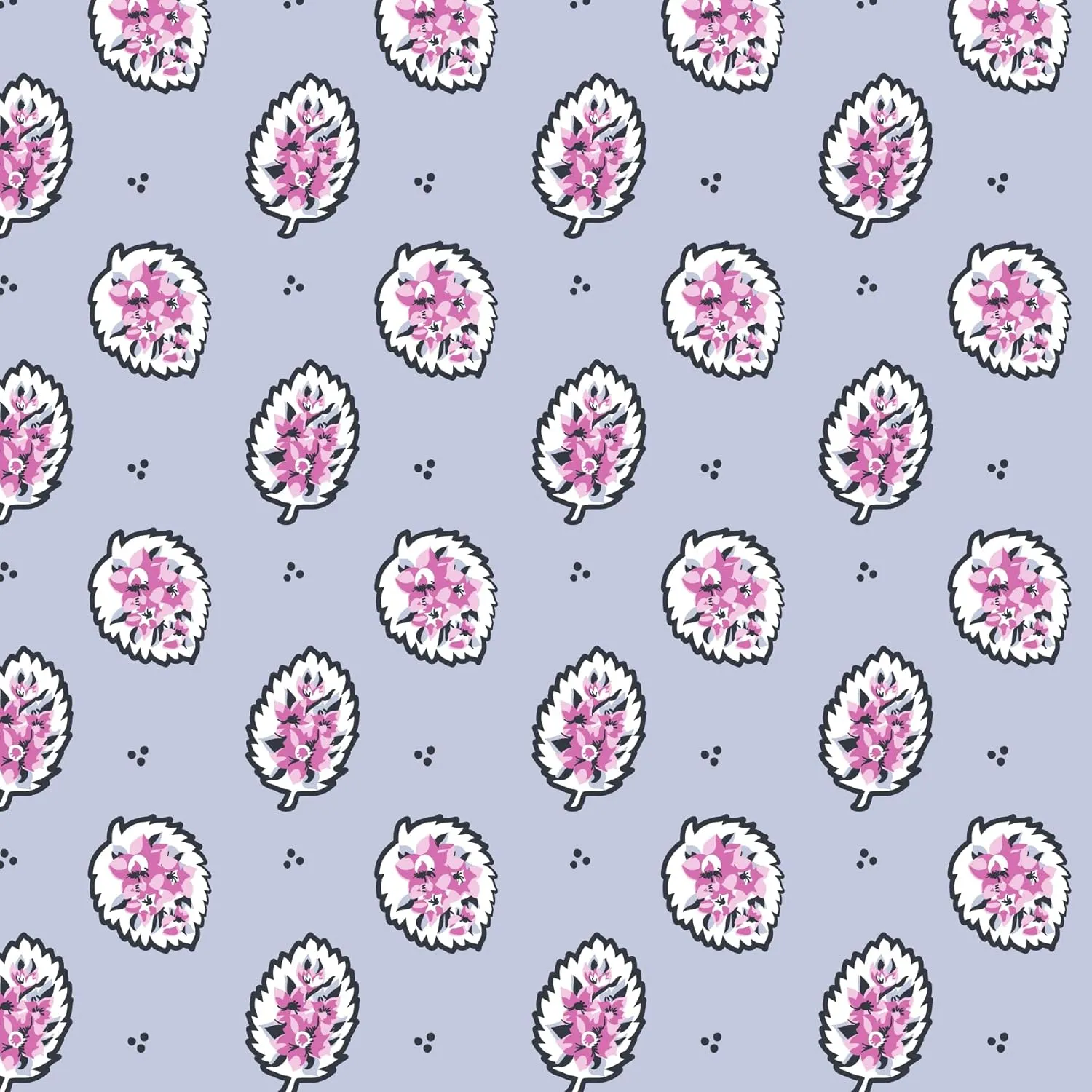 Vera Bradley Cotton Finley Wallet with RFID Protection, Magnifique Leaf