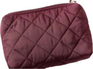 Vera Bradley Performance Twill Cosmetic Makeup Organizer Bag, Raisin
