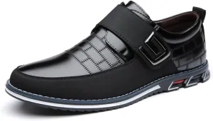 Veslexth Men Casual Driving Sneakers Loafers Breathable Comfort Walking Wing Tips Lace Up Luxury Leather Shoes for Male Business Work Office Dress Outdoor