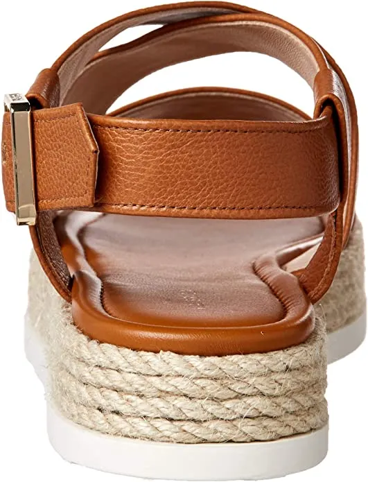 VIA SPIGA Women's 'V-Grayce Espadrille Wedge Sandal, Toffee, 6
