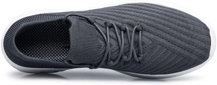 vibdiv Mens Fashion Slip On Walking Shoes - Lightweight Breathable Casual Mesh Non Slip Running Shoes Comfortable Sneakers for Men
