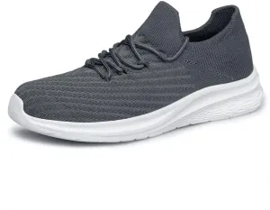 vibdiv Mens Fashion Slip On Walking Shoes - Lightweight Breathable Casual Mesh Non Slip Running Shoes Comfortable Sneakers for Men