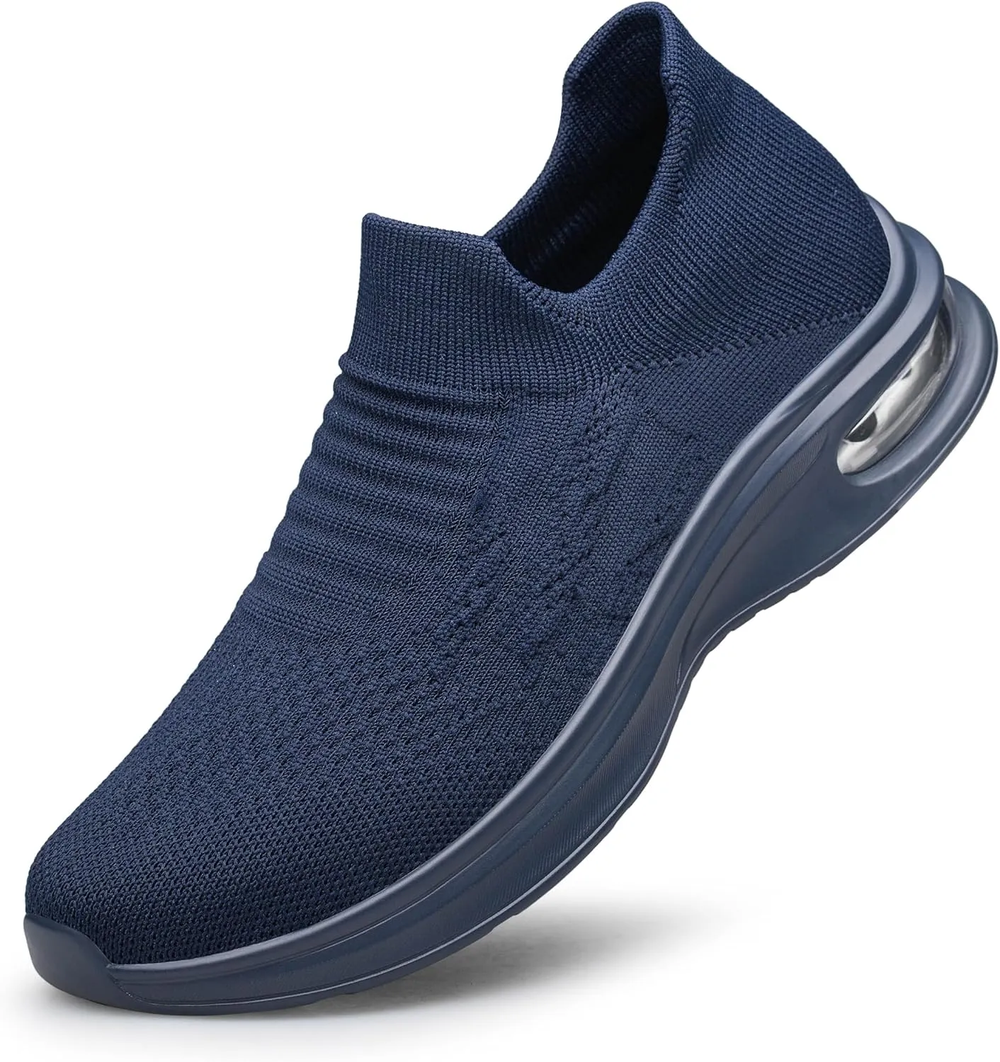 Vidbiv Slip on Shoes for Men, Casual Walking Lightweight Loafers, Breathable Men’s Shoes, Comfortable Hands Free Slip-on Shoes for Work, Traveling
