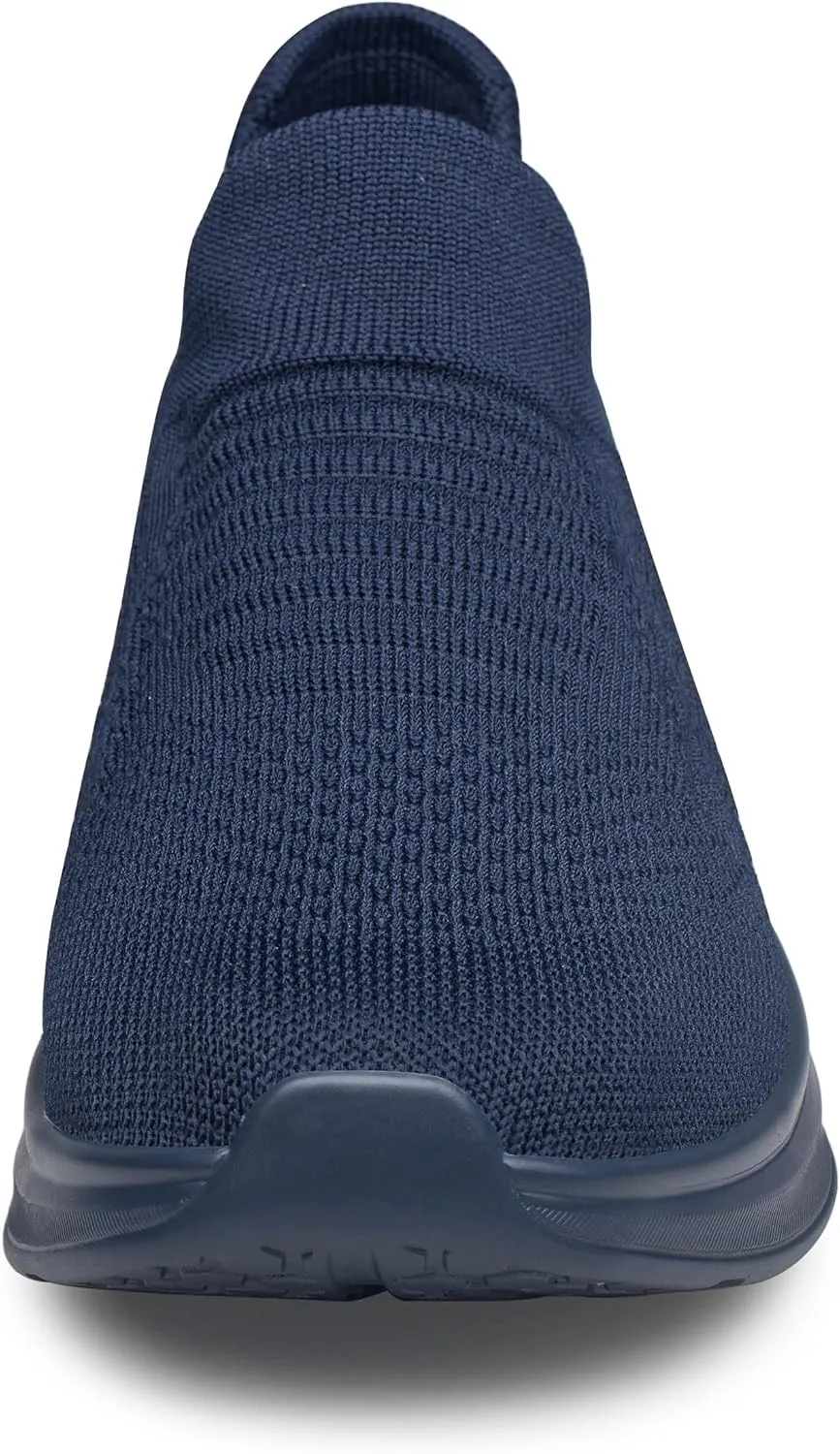 Vidbiv Slip on Shoes for Men, Casual Walking Lightweight Loafers, Breathable Men’s Shoes, Comfortable Hands Free Slip-on Shoes for Work, Traveling