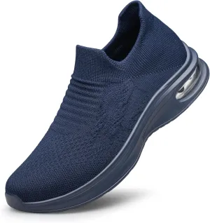 Vidbiv Slip on Shoes for Men, Casual Walking Lightweight Loafers, Breathable Men’s Shoes, Comfortable Hands Free Slip-on Shoes for Work, Traveling