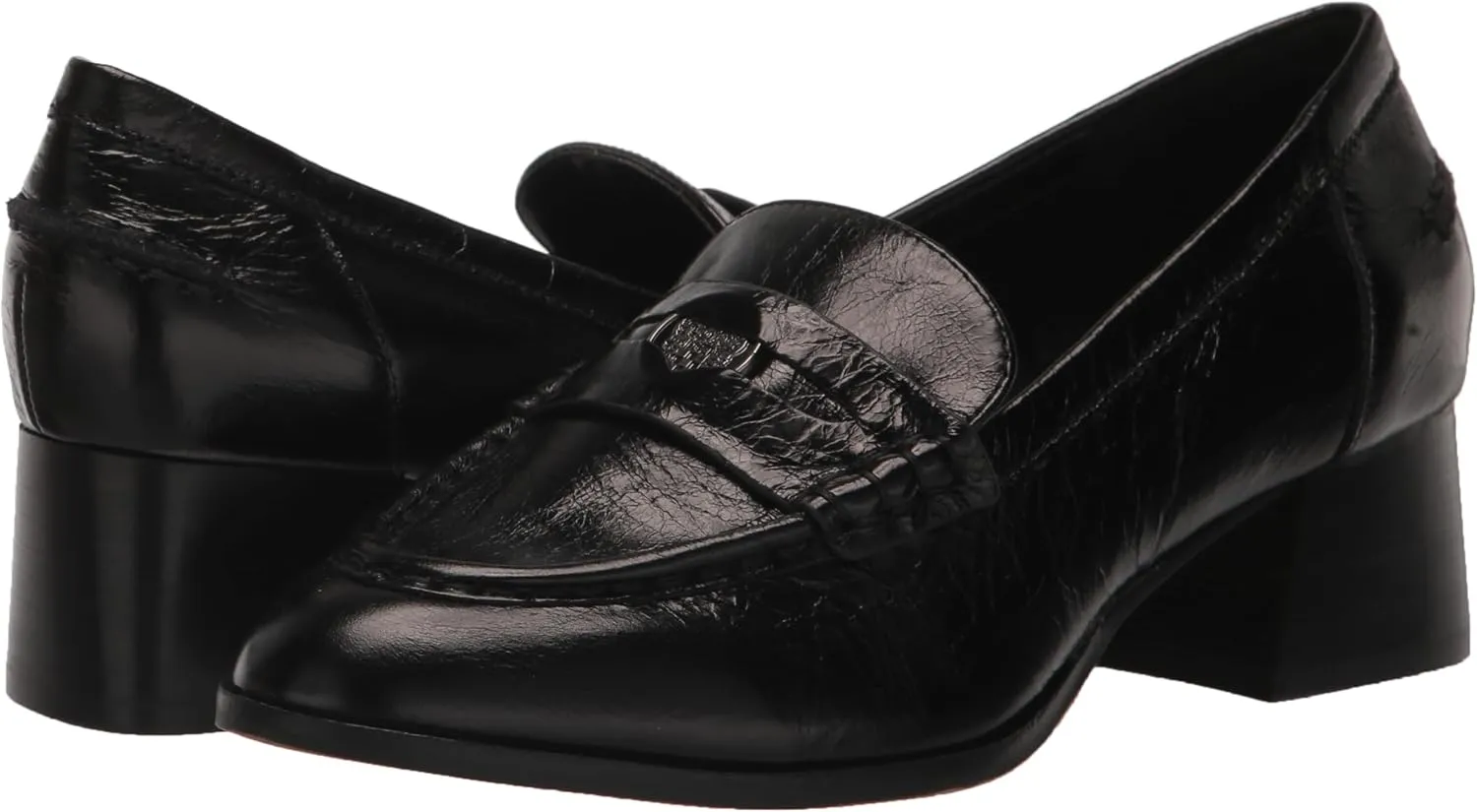 Vince Camuto Women's Carissla Block Heel Loafer Flat