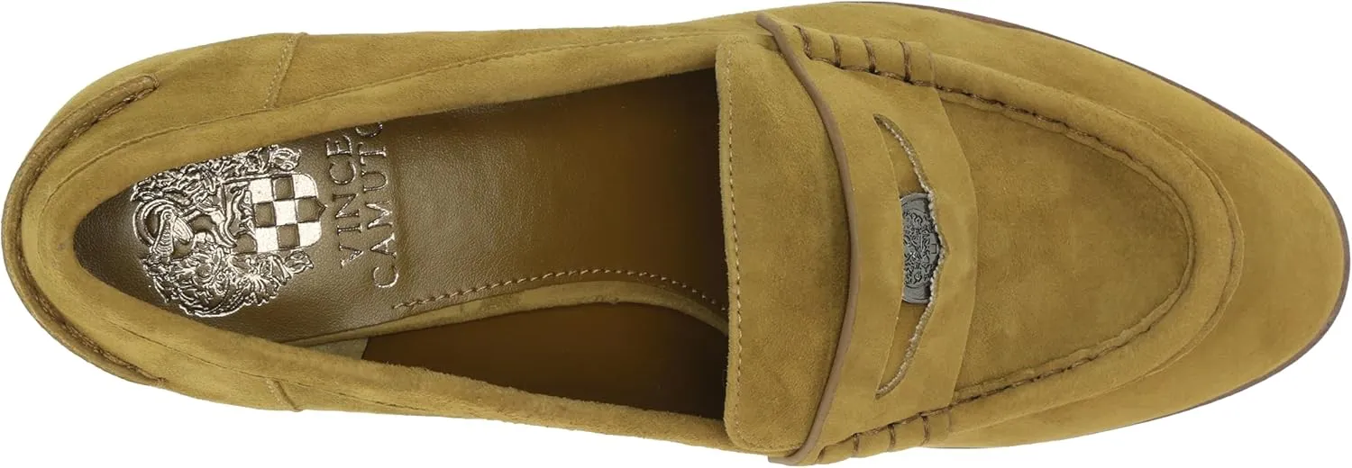 Vince Camuto Women's Carissla Block Heel Loafer Flat