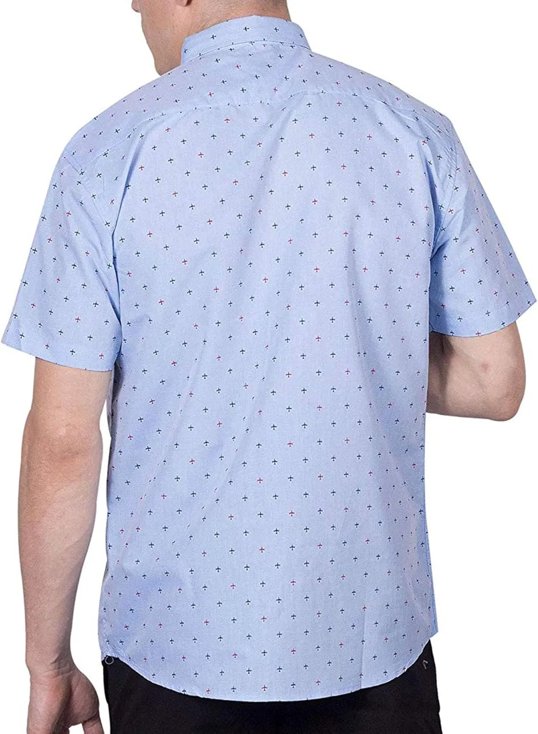 Visive Mens Short Sleeve Button Down Printed Shirts - Over 45 Novelty Prints Sizes S - 4XL