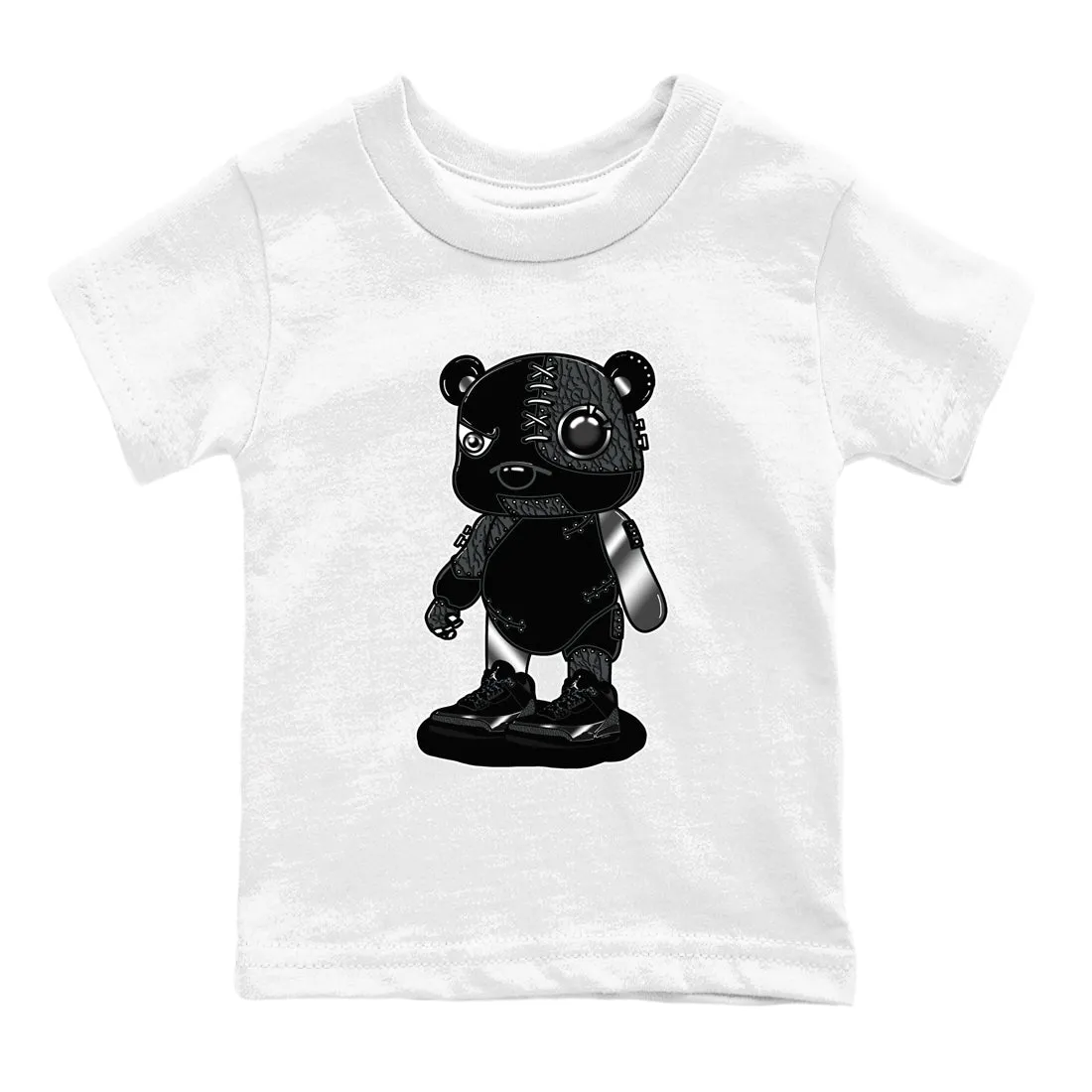 Voice-activated Tees Black User-friendly Air Cat Cyborg 3 SNRT Sneaker - Kids Jordan Bear