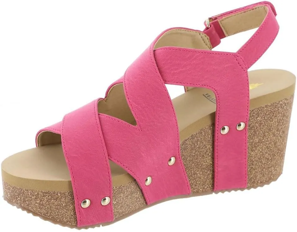 VOLATILE Womens Tory Casual Sandals Casual High Heel 3" & Up