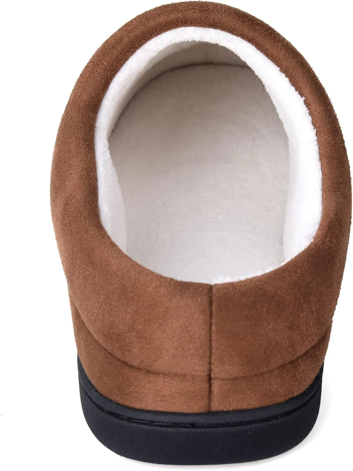 VONAMY Men's Slippers Fuzzy Warm House Shoes Memory Foam Slip On Clog Plush Wool Fleece Indoor Outdoor
