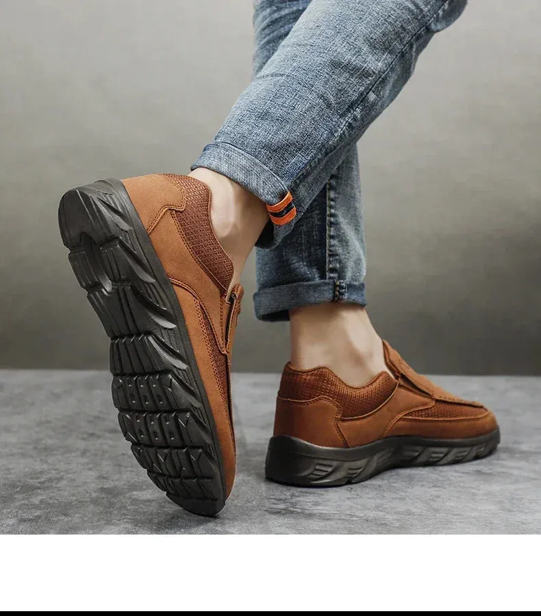 Walking Sneakers Loafers Hombres Handmade Best-seller New Men Shoes Casuales Shoes Retro Zapatos Fashion Shoes Real-time tracking Loafers Leisure 2024 Men