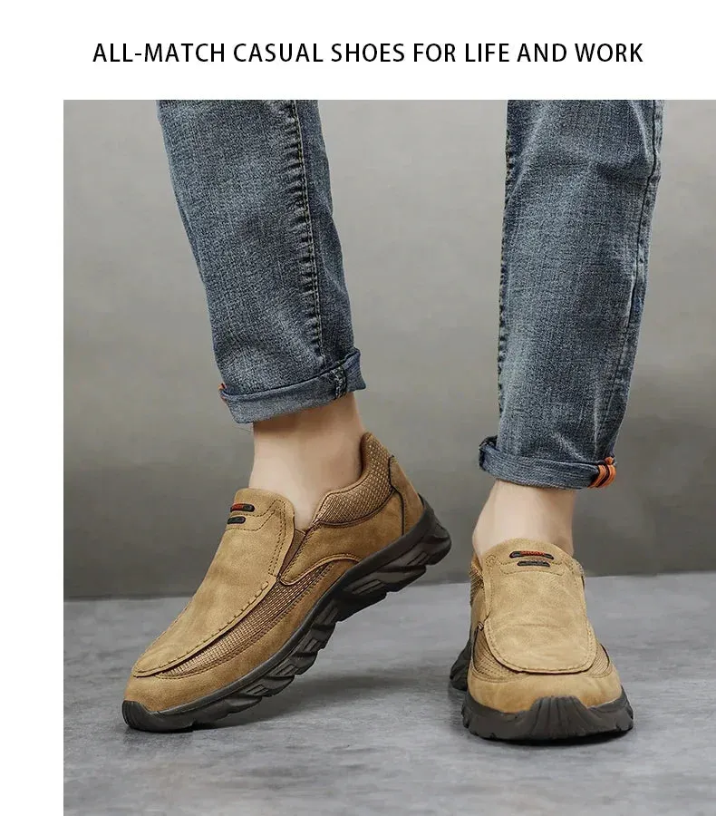 Walking Sneakers Loafers Hombres Handmade Best-seller New Men Shoes Casuales Shoes Retro Zapatos Fashion Shoes Real-time tracking Loafers Leisure 2024 Men