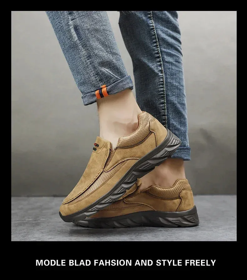 Walking Sneakers Loafers Hombres Handmade Best-seller New Men Shoes Casuales Shoes Retro Zapatos Fashion Shoes Real-time tracking Loafers Leisure 2024 Men