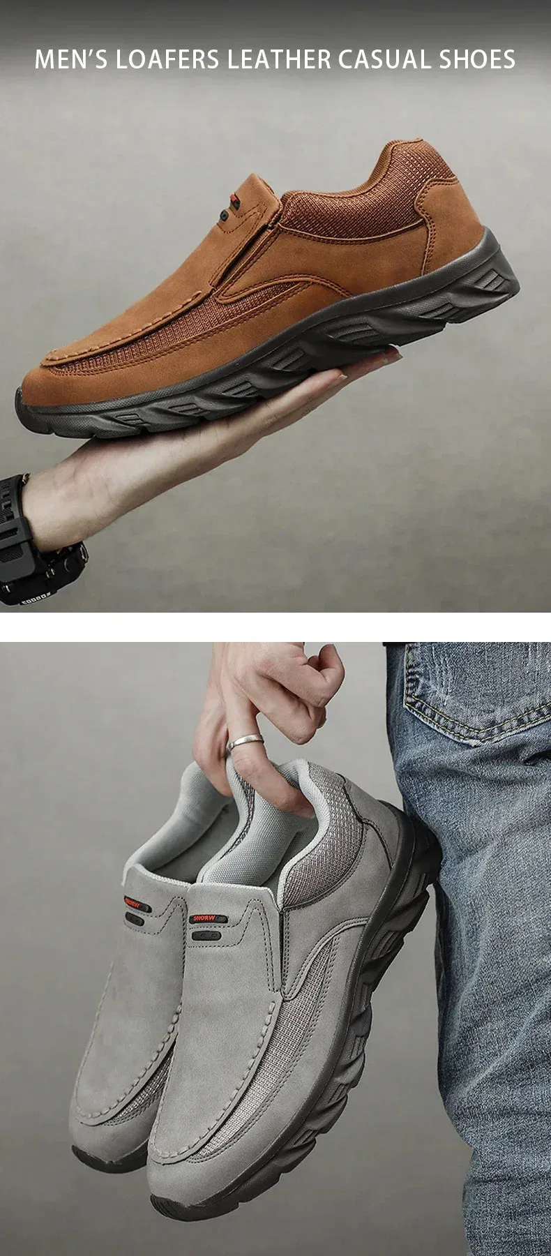 Walking Sneakers Loafers Hombres Handmade Best-seller New Men Shoes Casuales Shoes Retro Zapatos Fashion Shoes Real-time tracking Loafers Leisure 2024 Men