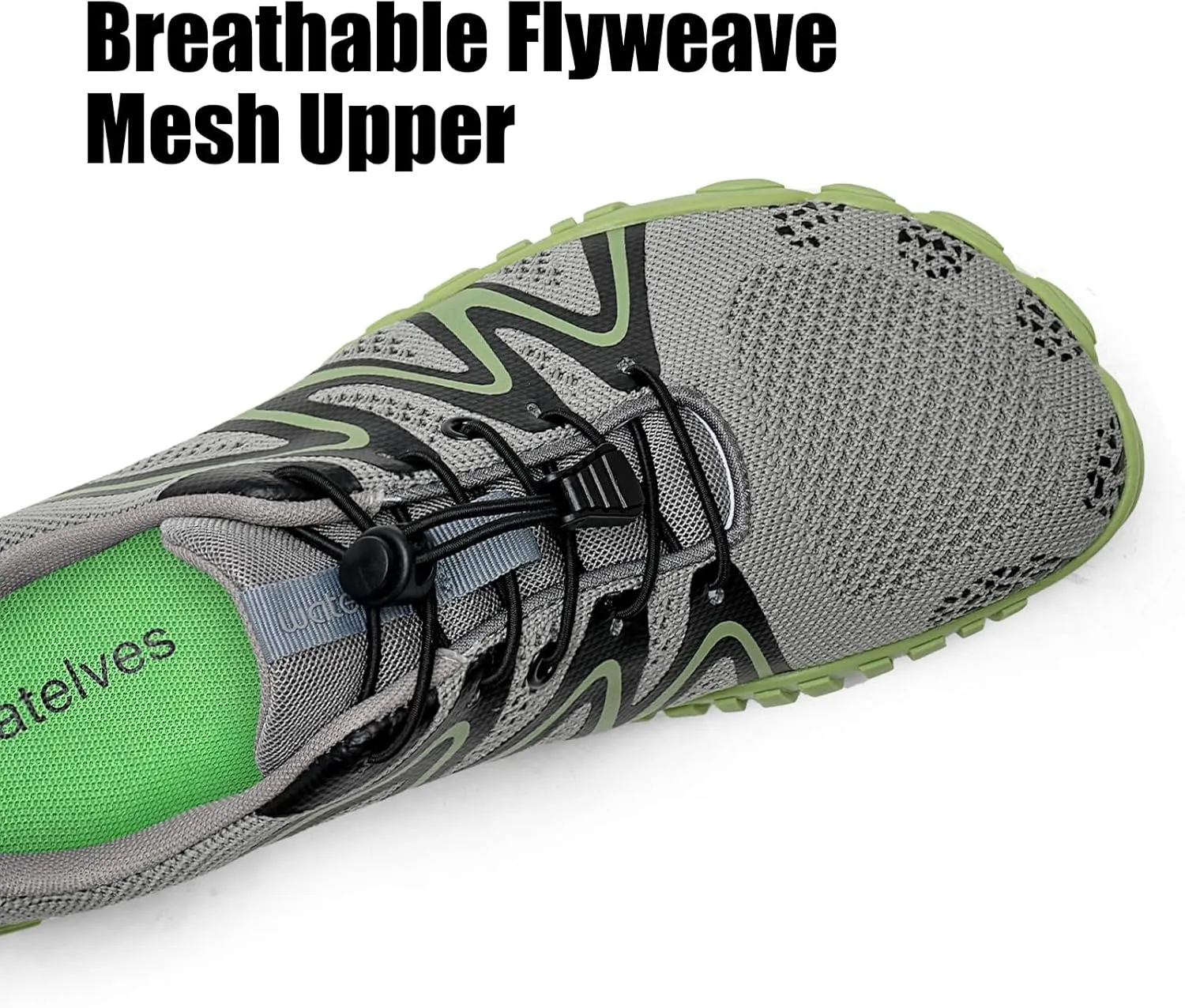 WateLves Barefoot Shoes Women Men Breathable Water Wide Toe Beach Walking Shoes Slip On Minimalist Travel Hiking Sneakers