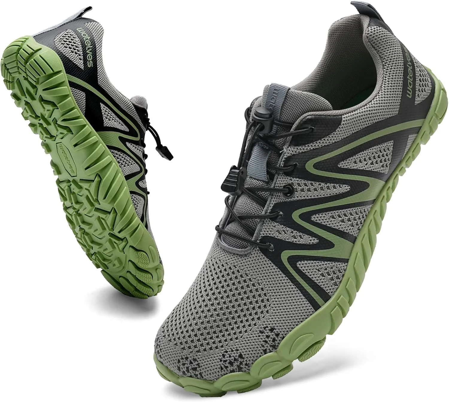 WateLves Barefoot Shoes Women Men Breathable Water Wide Toe Beach Walking Shoes Slip On Minimalist Travel Hiking Sneakers