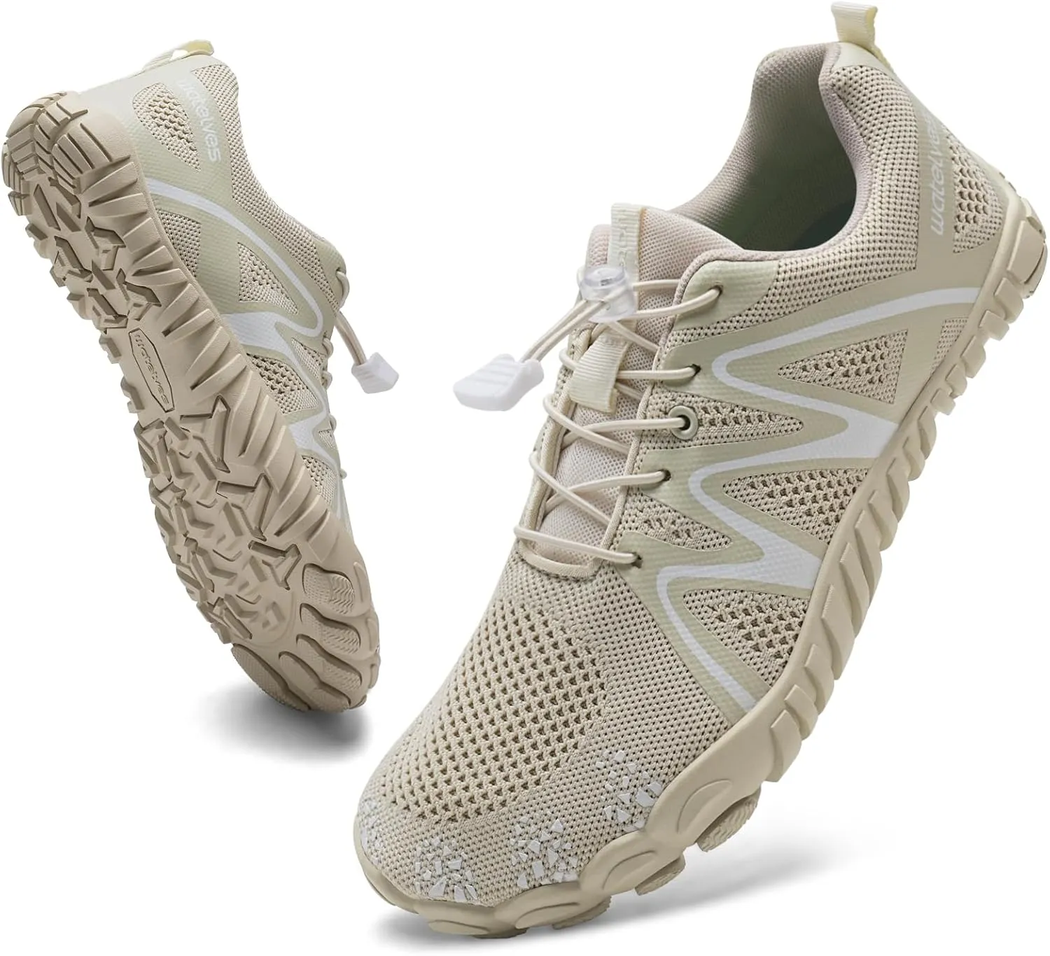 WateLves Barefoot Shoes Women Men Breathable Water Wide Toe Beach Walking Shoes Slip On Minimalist Travel Hiking Sneakers