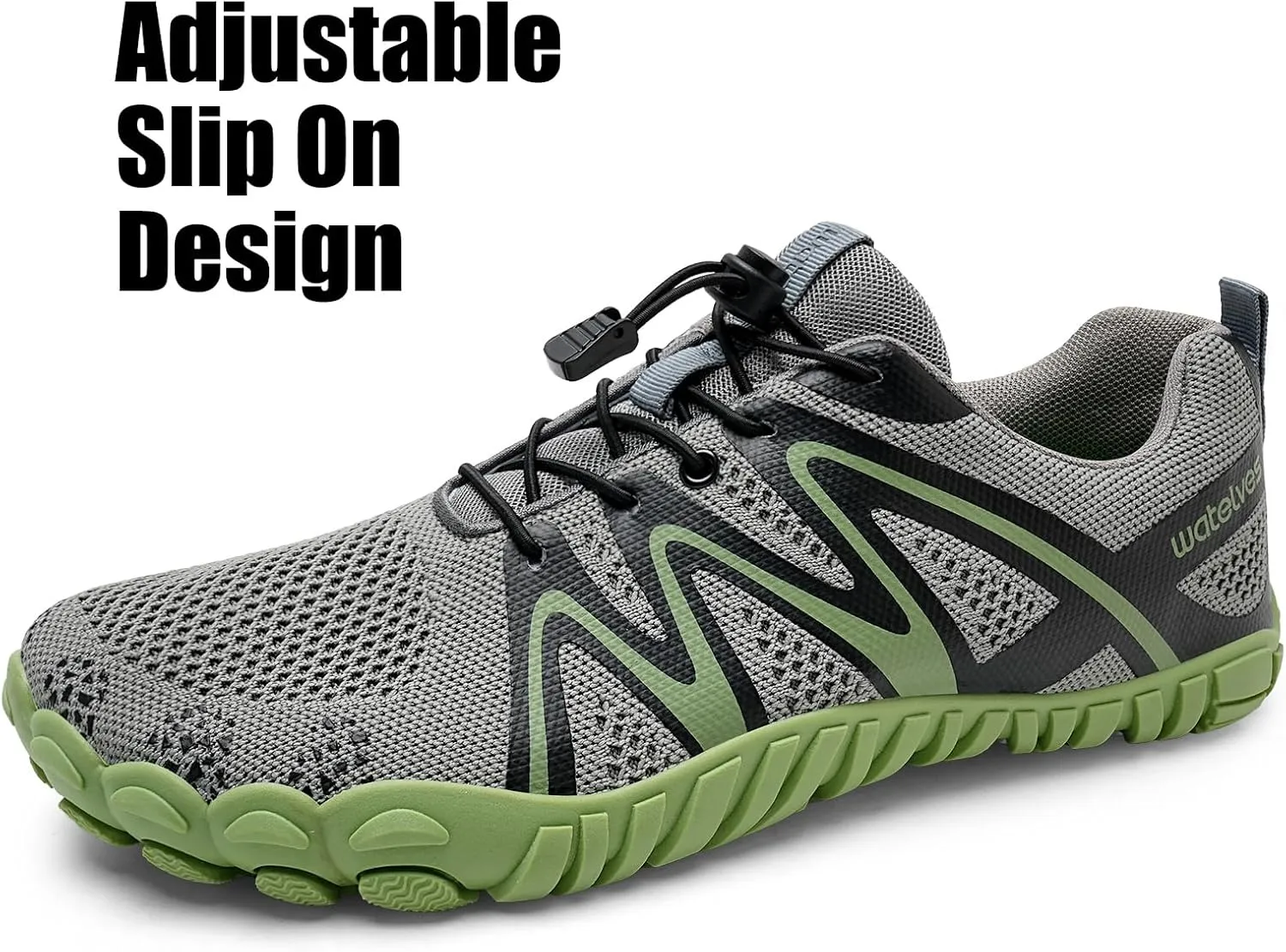 WateLves Barefoot Shoes Women Men Breathable Water Wide Toe Beach Walking Shoes Slip On Minimalist Travel Hiking Sneakers