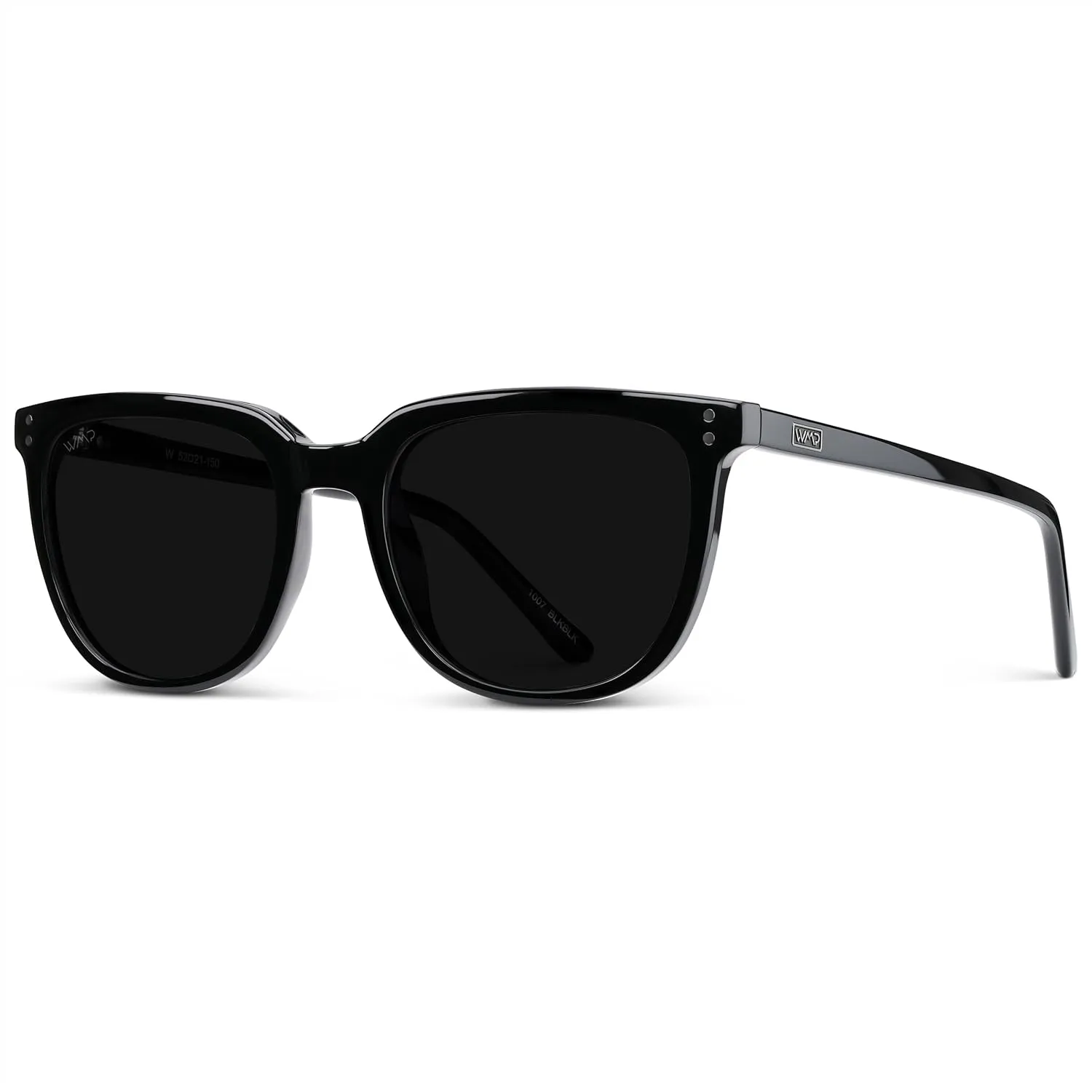 WearMe Pro Polarized Classic Retro Flat Square Unisex Sunglasses
