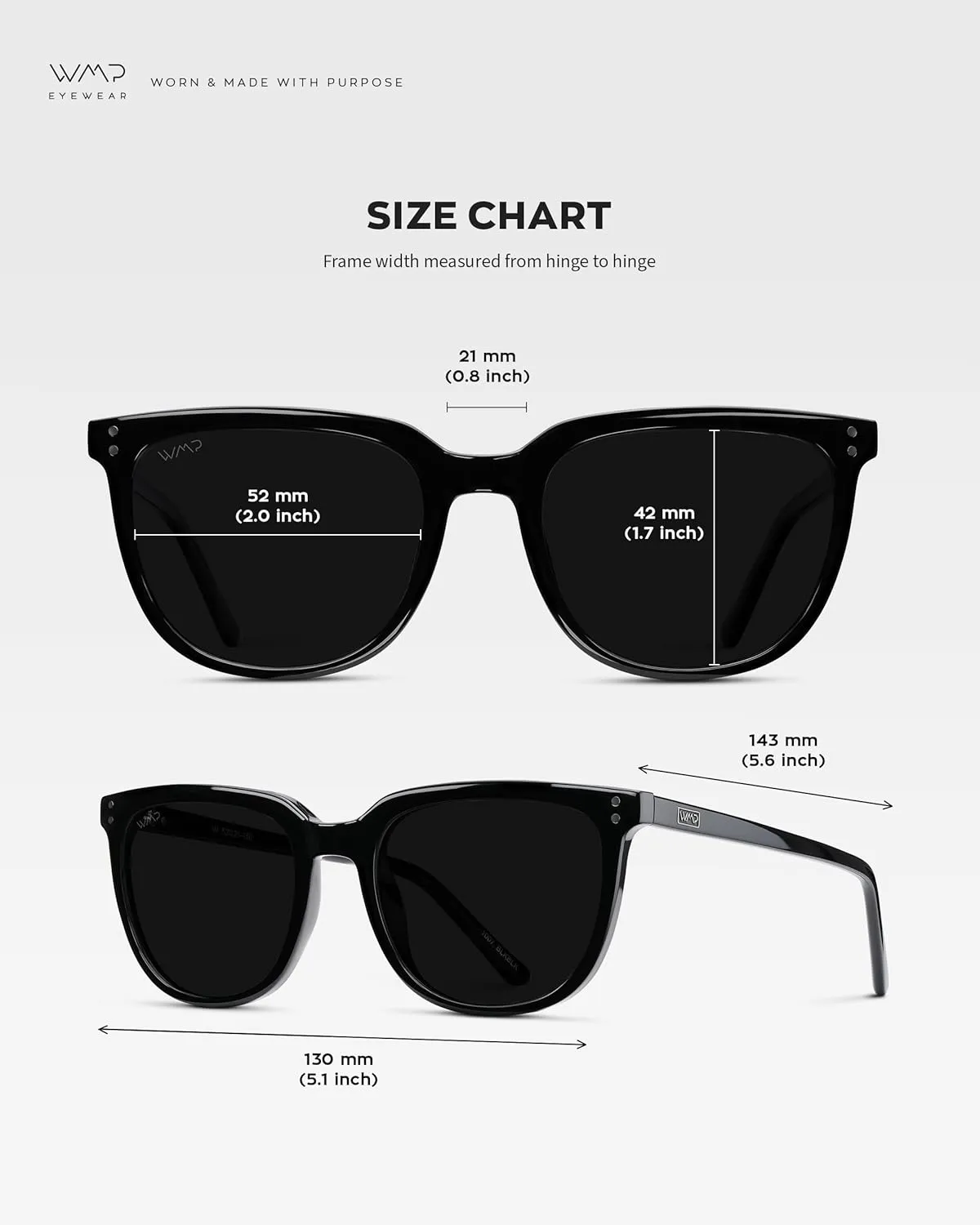 WearMe Pro Polarized Classic Retro Flat Square Unisex Sunglasses
