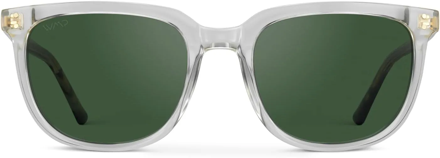 WearMe Pro Polarized Classic Retro Flat Square Unisex Sunglasses