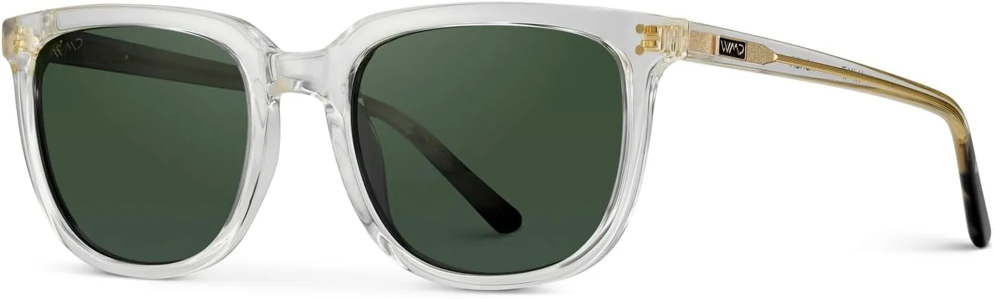 WearMe Pro Polarized Classic Retro Flat Square Unisex Sunglasses