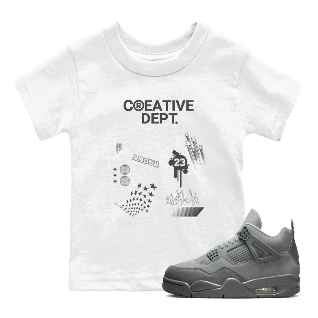 Wet Creative Verified - Jordan Cement Air Great value SNRT Tees Dept Kids 4 Sneaker