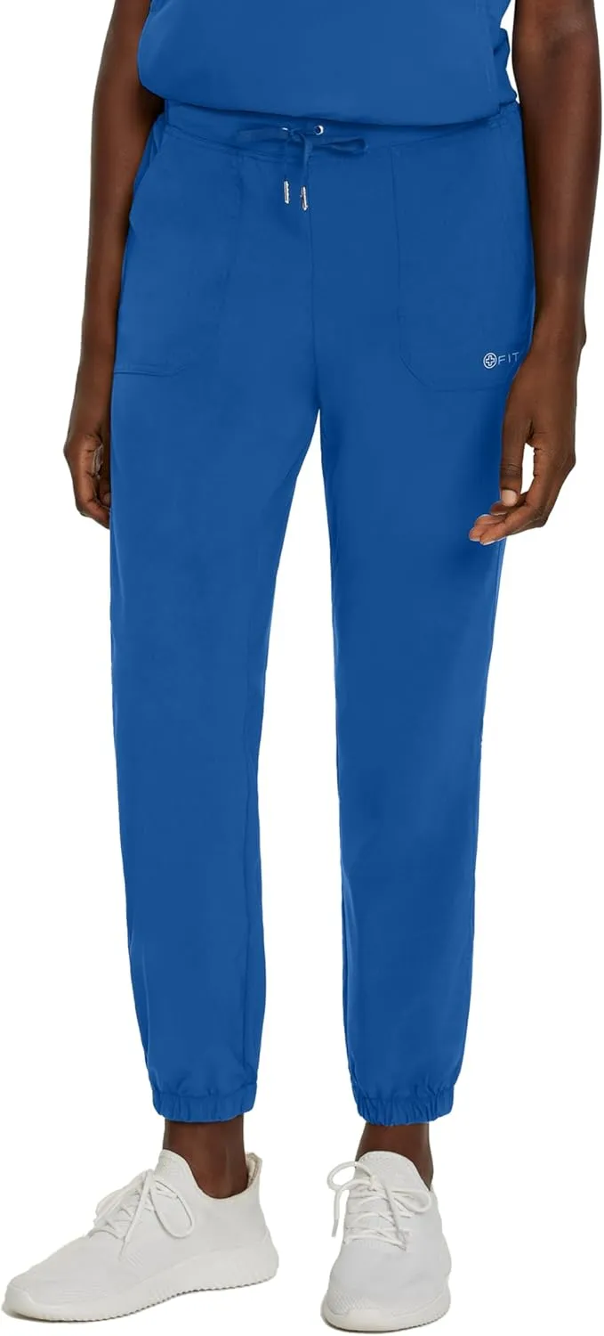 WHITE CROSS FIT Women's 399 Drawstring Jogger Scrub Pant-Royal-X-Small Petite