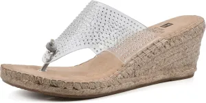 WHITE MOUNTAIN Women's Beach Wedge Sandal