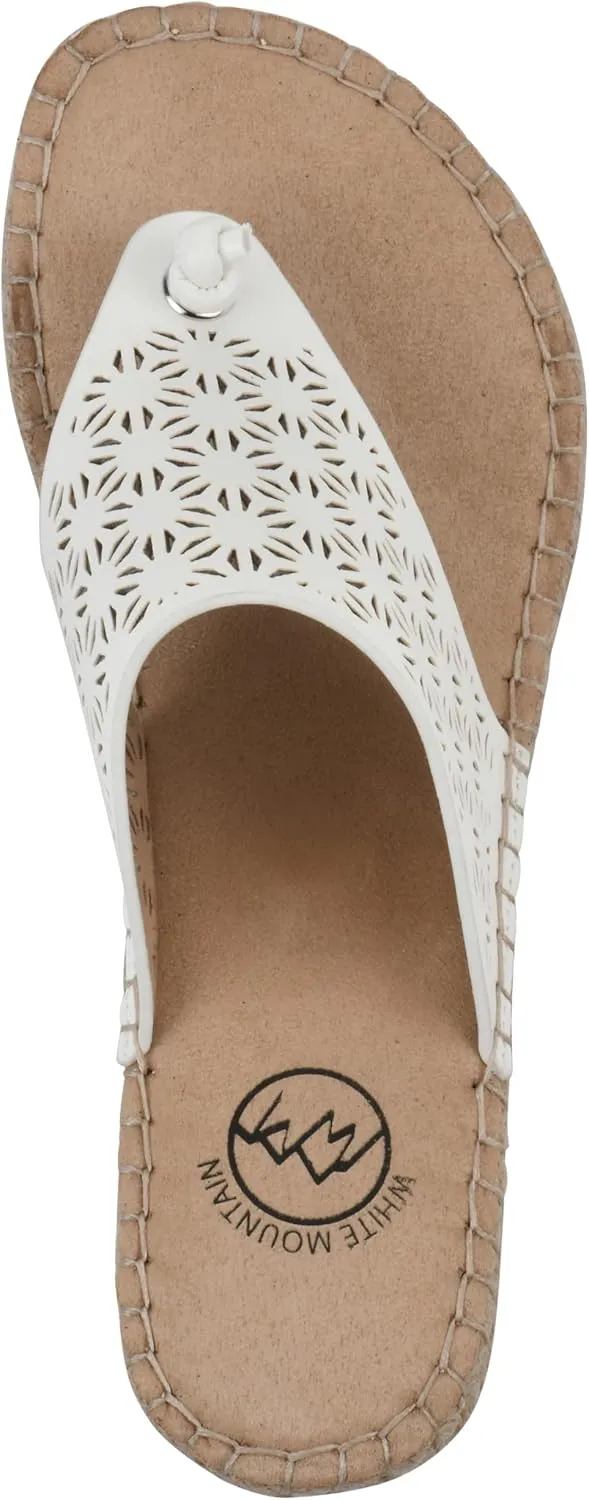 WHITE MOUNTAIN Women's Beaux Espadrille Wedge Sandal