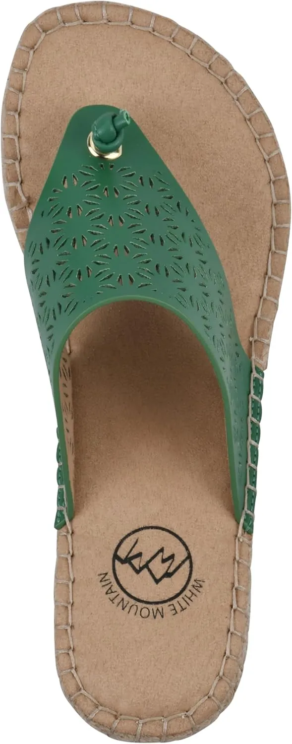 WHITE MOUNTAIN Women's Beaux Espadrille Wedge Sandal
