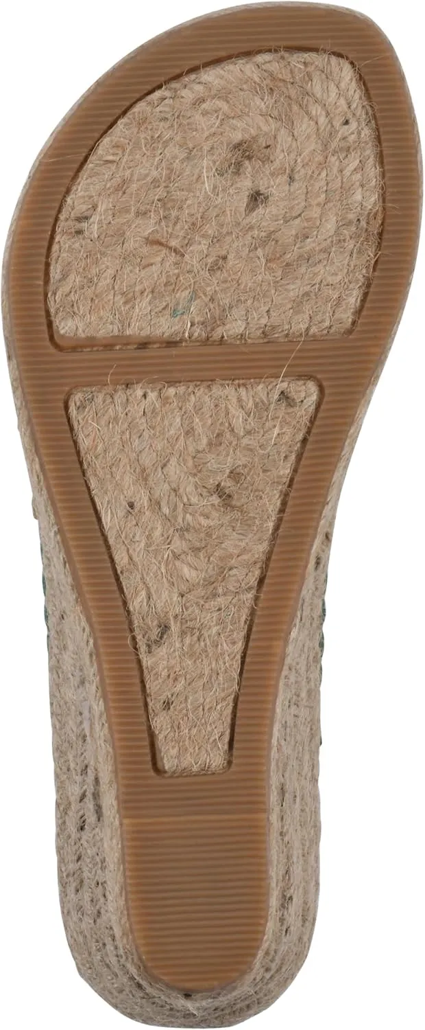 WHITE MOUNTAIN Women's Beaux Espadrille Wedge Sandal