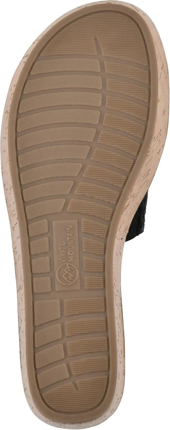 WHITE MOUNTAIN Women's Charges Woven Wedge Sandal