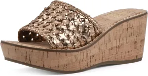 WHITE MOUNTAIN Women's Charges Woven Wedge Sandal