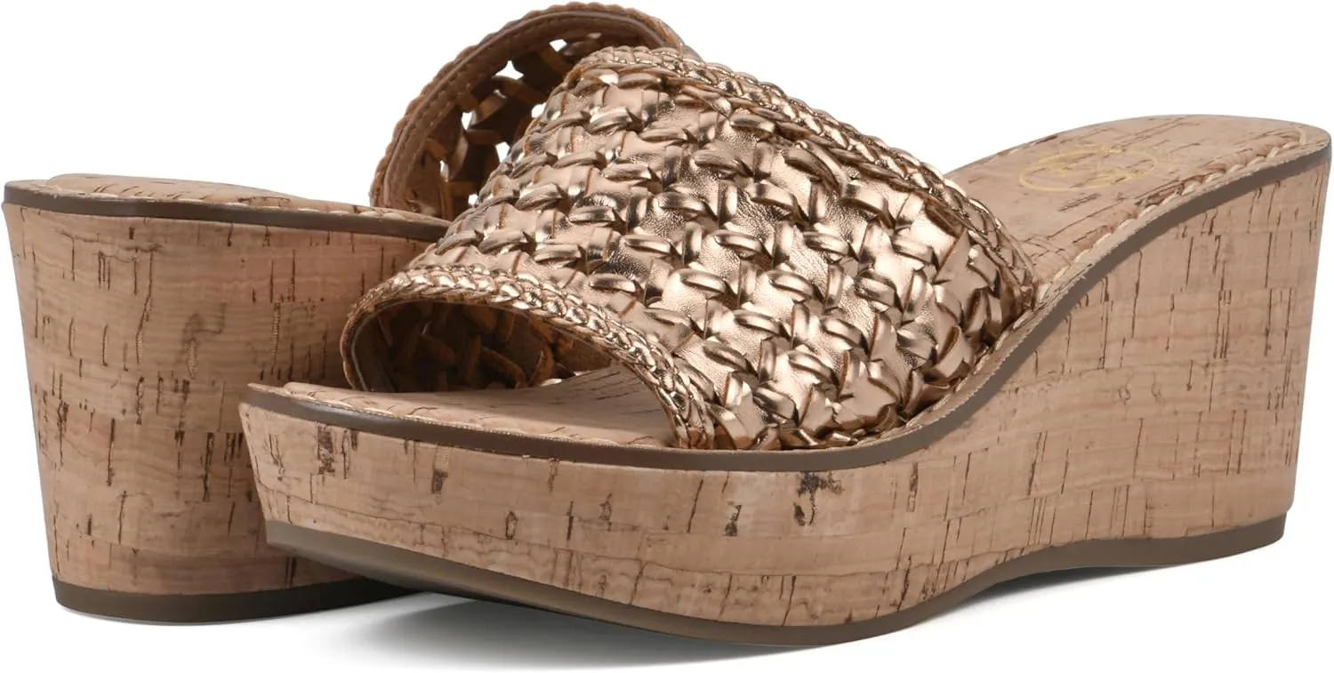 WHITE MOUNTAIN Women's Charges Woven Wedge Sandal