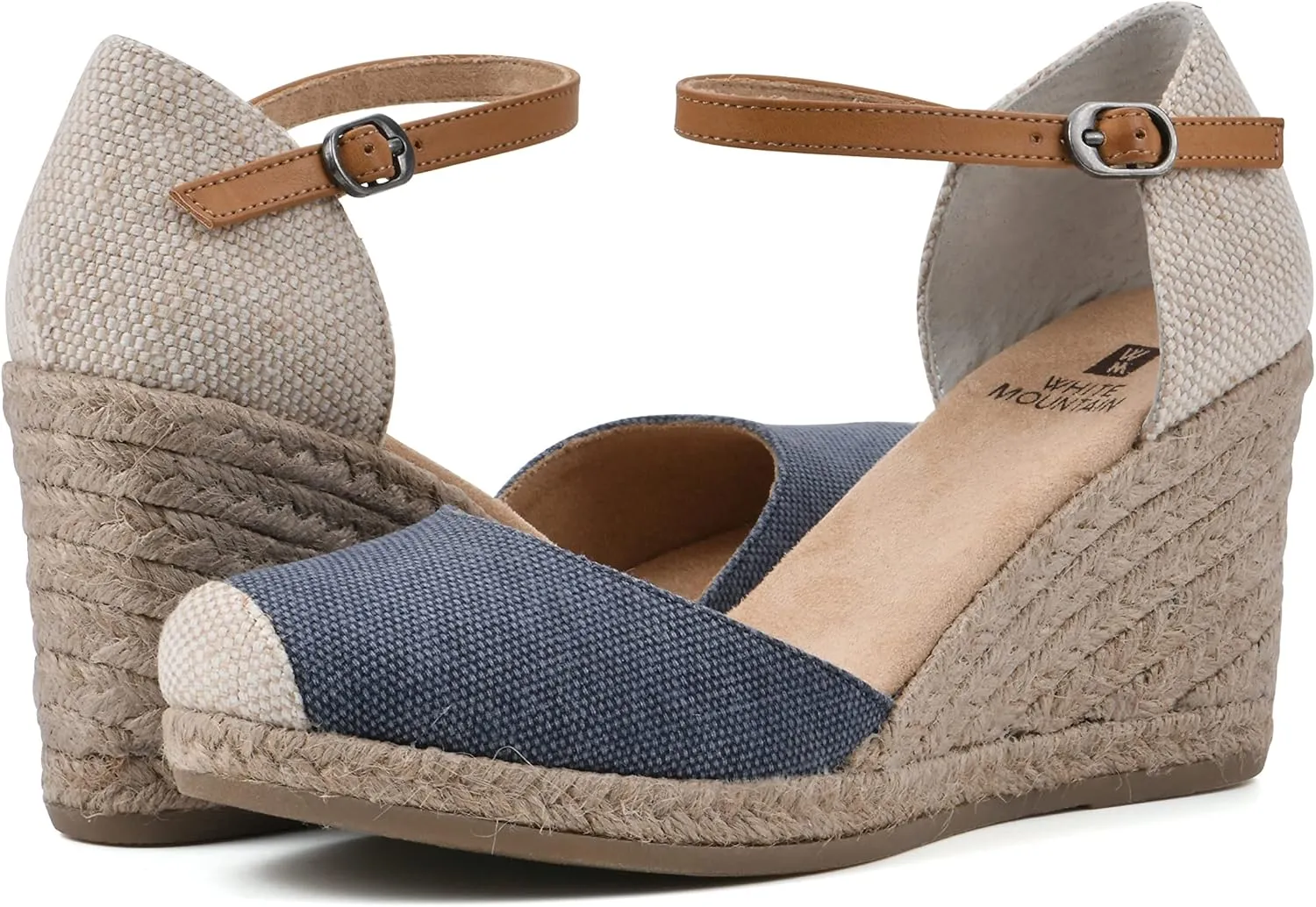 WHITE MOUNTAIN Women's Mamba Espadrille Wedge Sandal