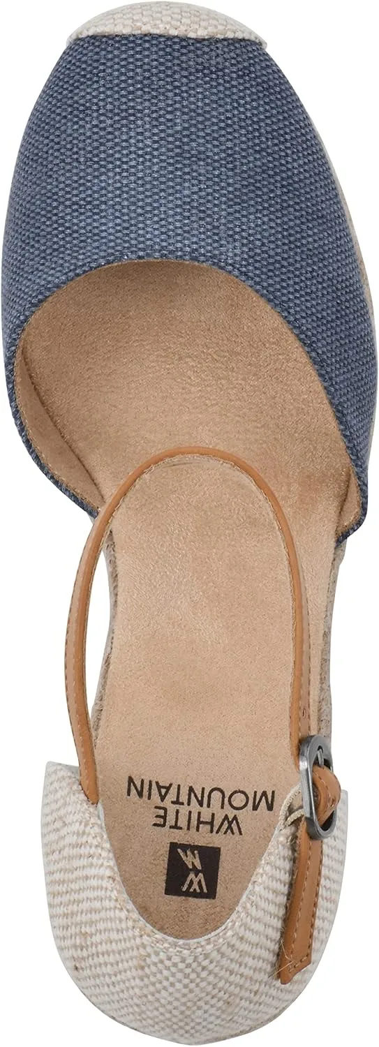 WHITE MOUNTAIN Women's Mamba Espadrille Wedge Sandal