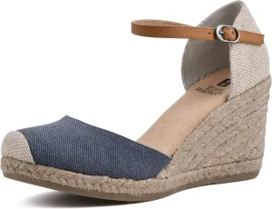 WHITE MOUNTAIN Women's Mamba Espadrille Wedge Sandal