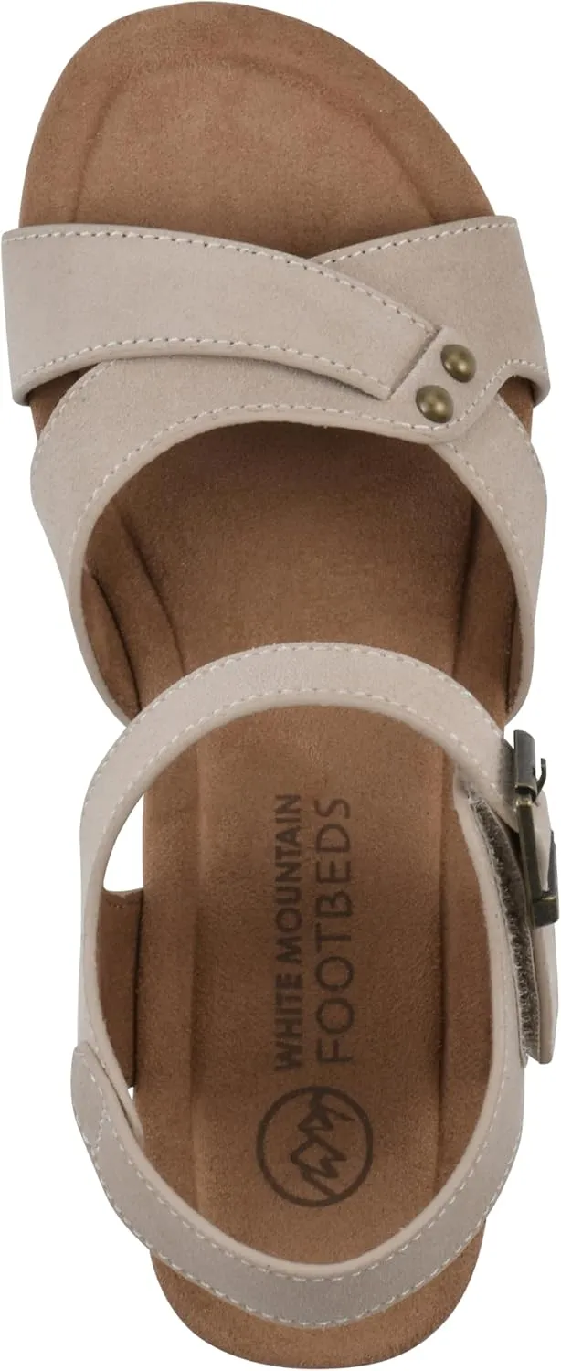 WHITE MOUNTAIN Women's Prezo Wedge Sandal