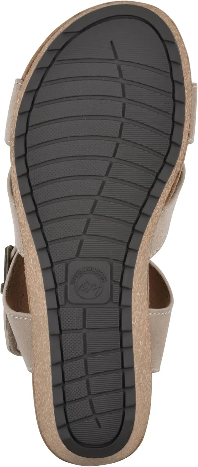 WHITE MOUNTAIN Women's Prezo Wedge Sandal