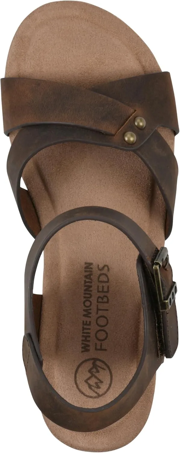 WHITE MOUNTAIN Women's Prezo Wedge Sandal
