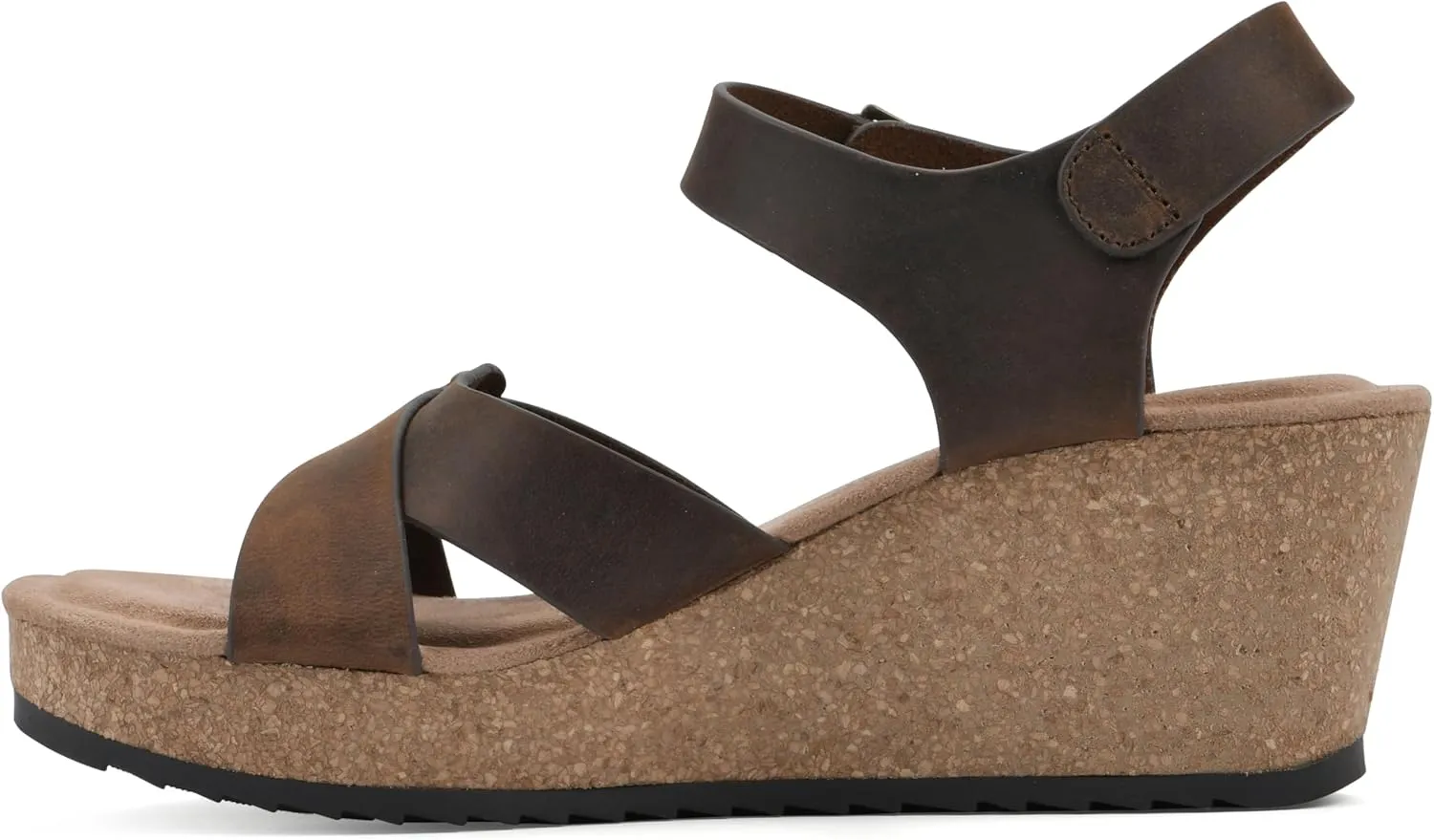 WHITE MOUNTAIN Women's Prezo Wedge Sandal